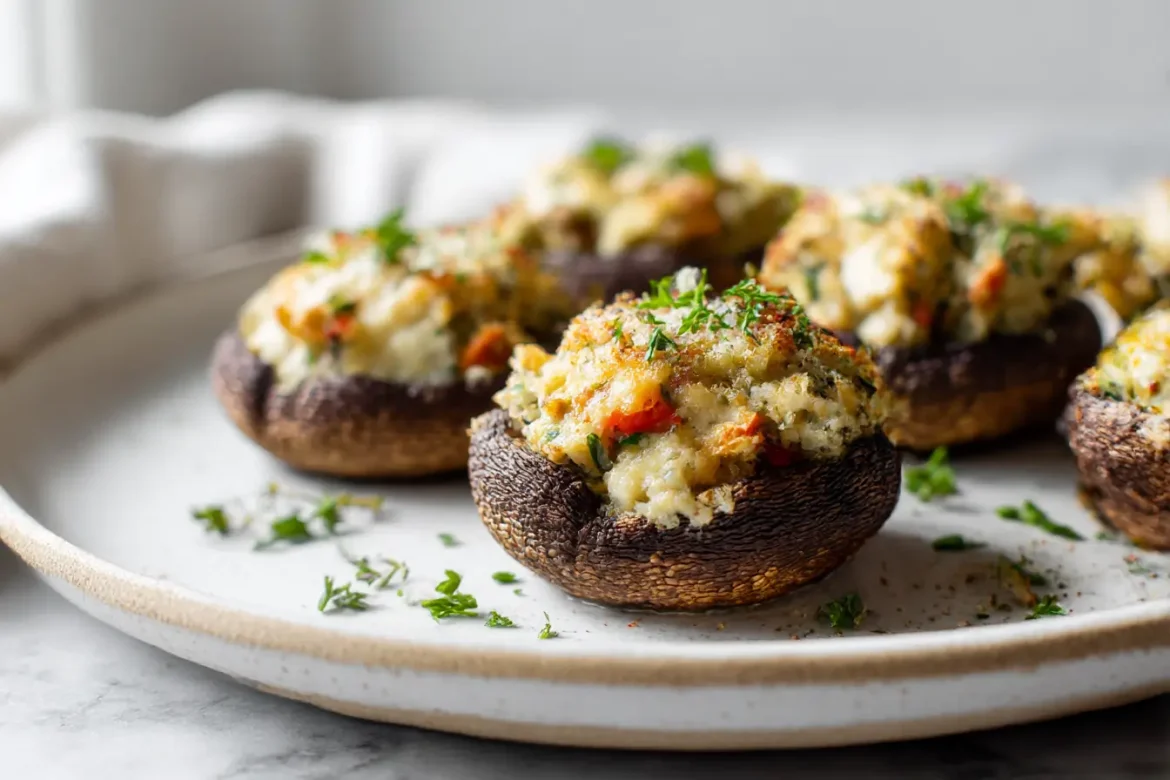 heerlijk portobello champignons bereid in de airfryer