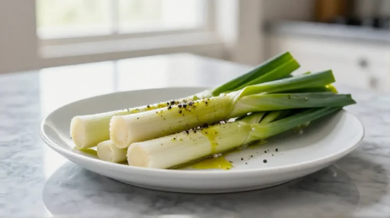 Heerlijke prei in de airfryer.