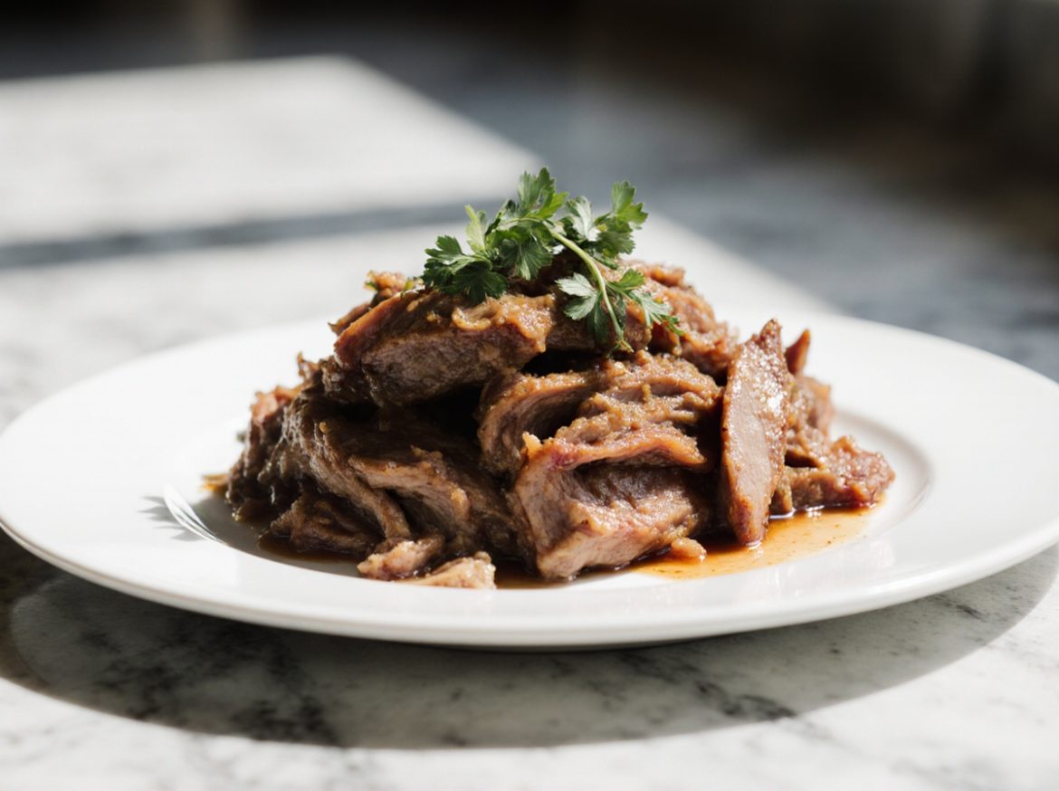 Heerlijke pulled pork bereid in de airfryer.