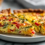 Een heerlijke quiche gemaakt in de airfryer.