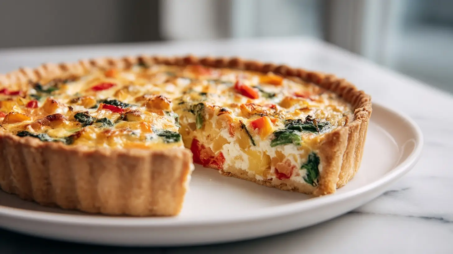 Heerlijke quiche airfryer voor een snelle maaltijd.