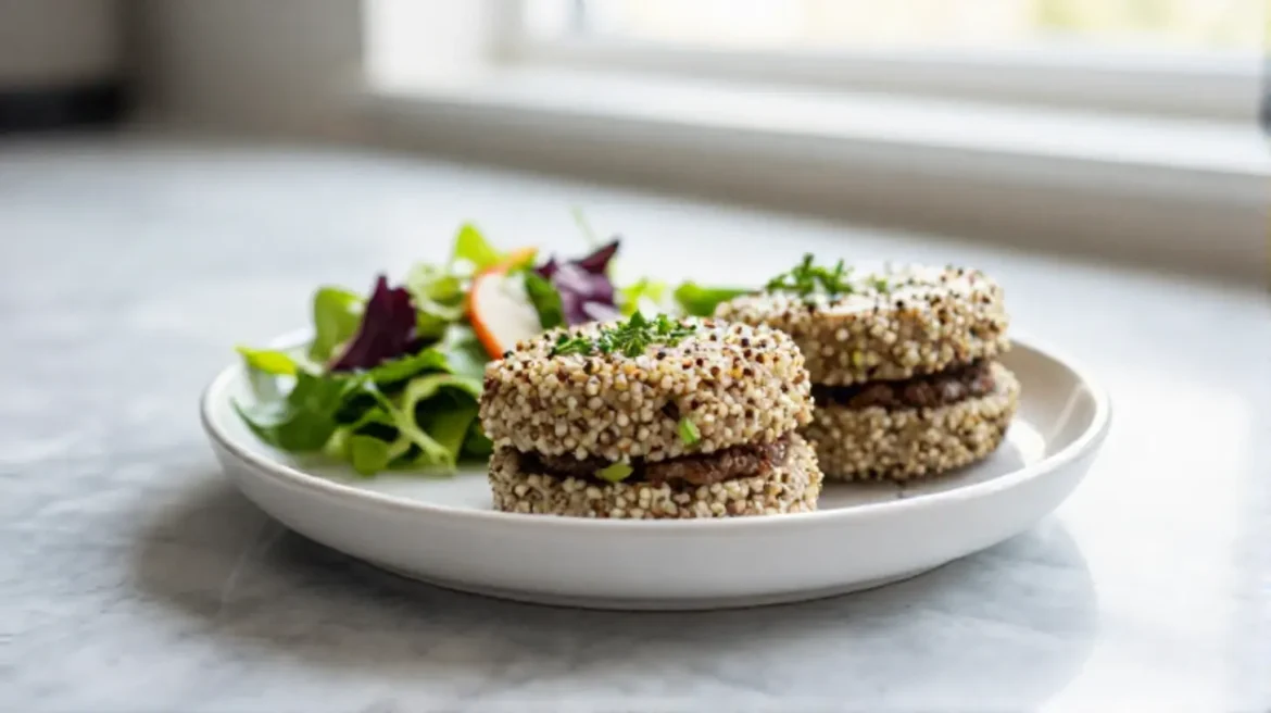 Heerlijke quinoa burgers in de airfryer