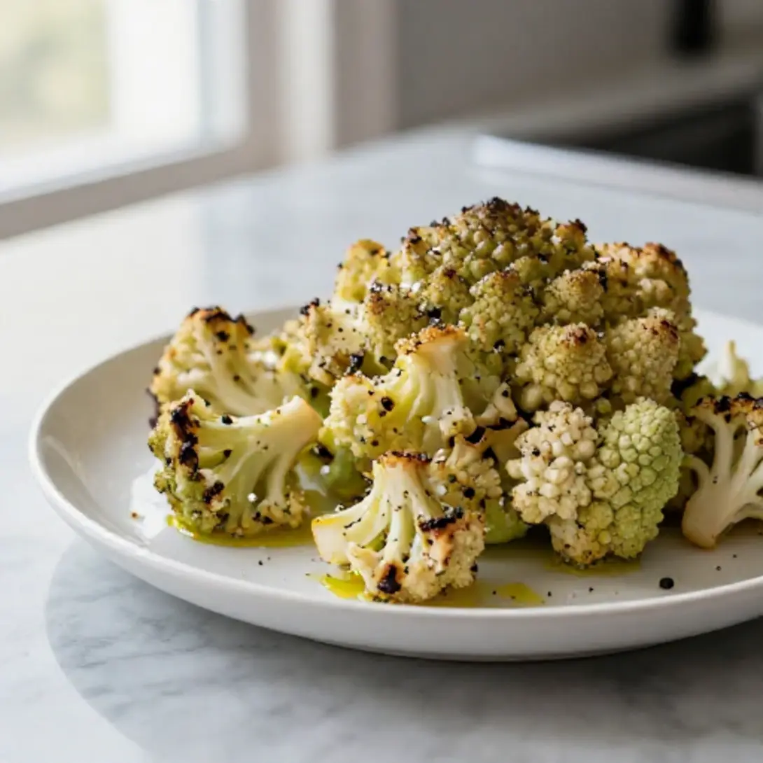 Verse romanesco bereid in de airfryer