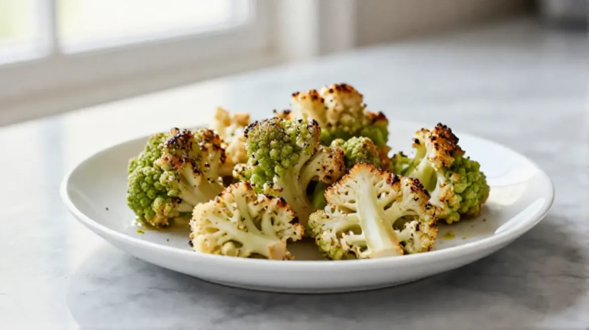 Verse romanesco bereid in de airfryer
