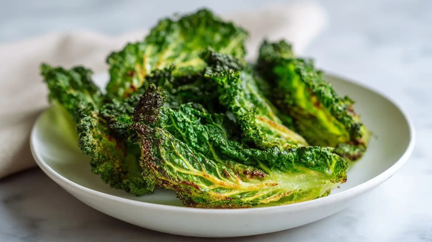 Savooiekool chips airfryer