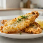 Heerlijke schelvis bereid in de Airfryer voor een gezonde maaltijd.