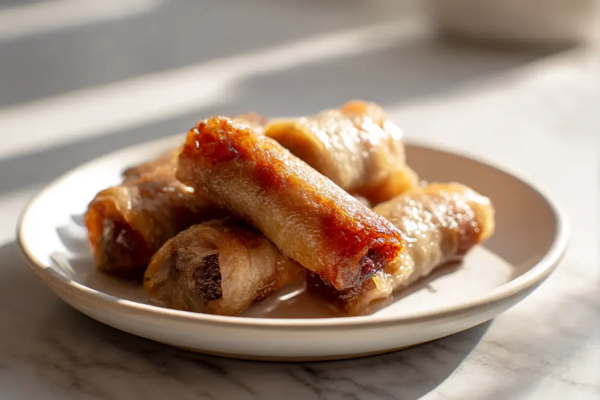 Slavinken bereid in de airfryer.