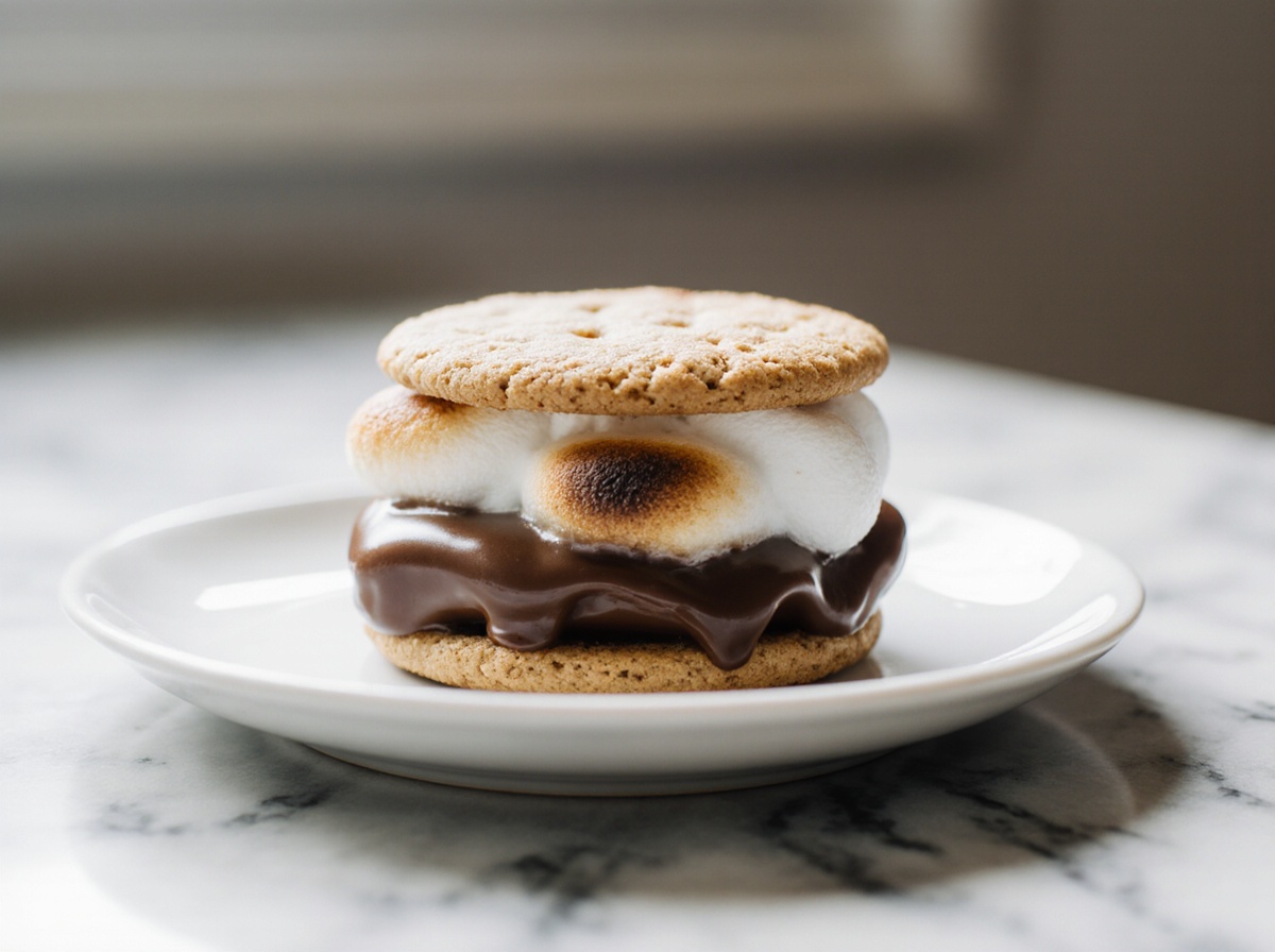 S'mores gemaakt in de airfryer