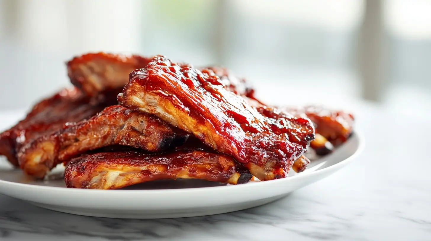 Heerlijke spareribs in de airfryer, gemakkelijk en snel te bereiden.