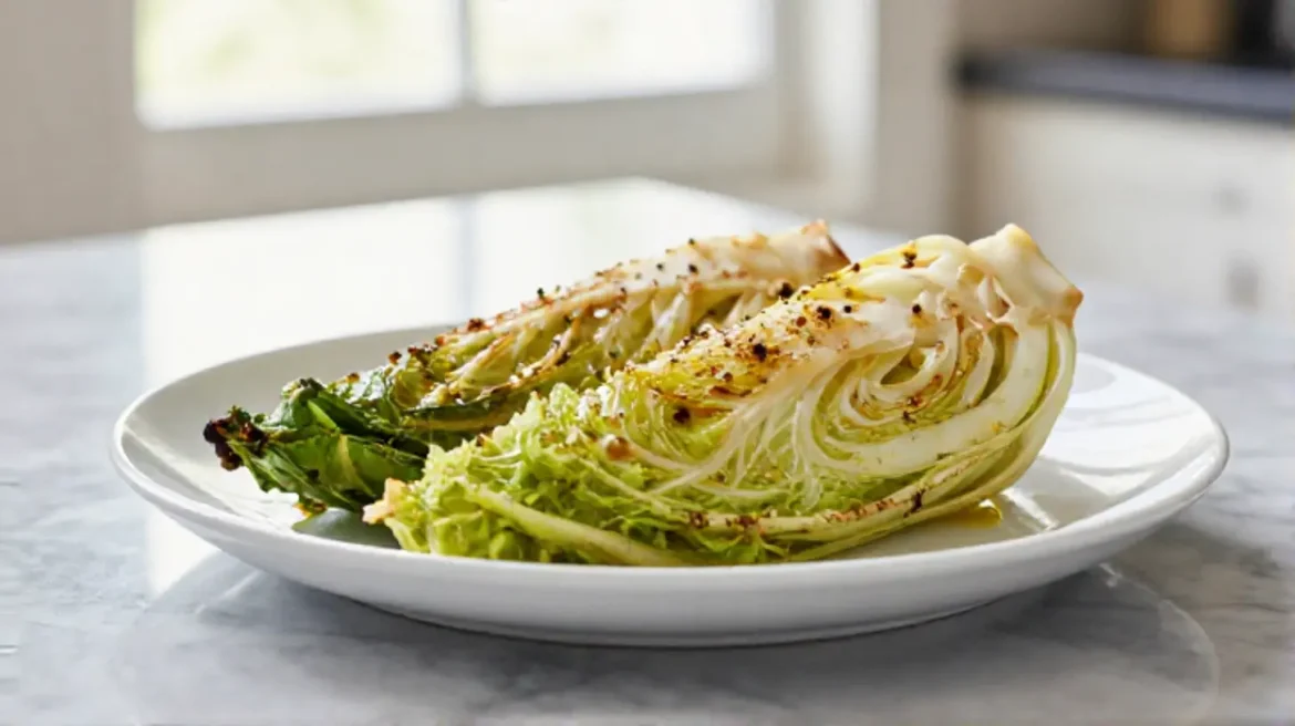 Spitskool bereid in de airfryer