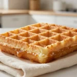 Heerlijke stroopwafel gemaakt in de Airfryer met een perfect krokante buitenkant.
