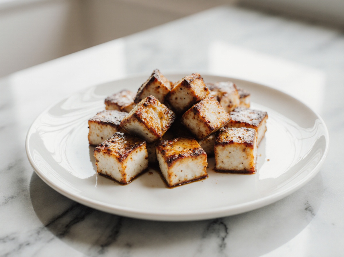 Tempeh bereid in de airfryer
