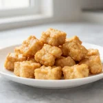 Heerlijke tofu nuggets bereid in de Airfryer.