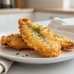 Heerlijke tongfilet bereid in de Airfryer met een krokante buitenkant.