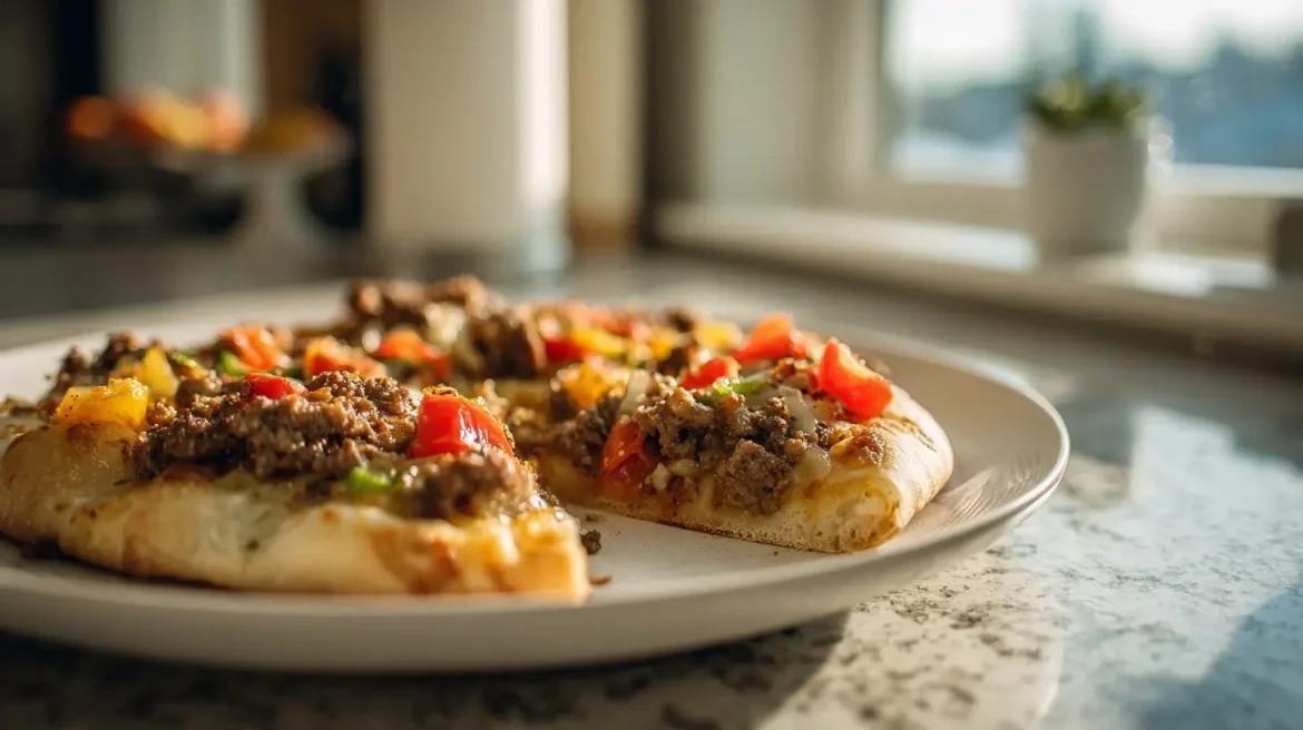 Turkse Pizza (Lahmacun) in de Airfryer Een heerlijke Turkse pizza (Lahmacun) uit de airfryer
