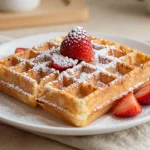 Luchtige wafels bereid in de Airfryer voor een heerlijk en gezonder snackmoment.