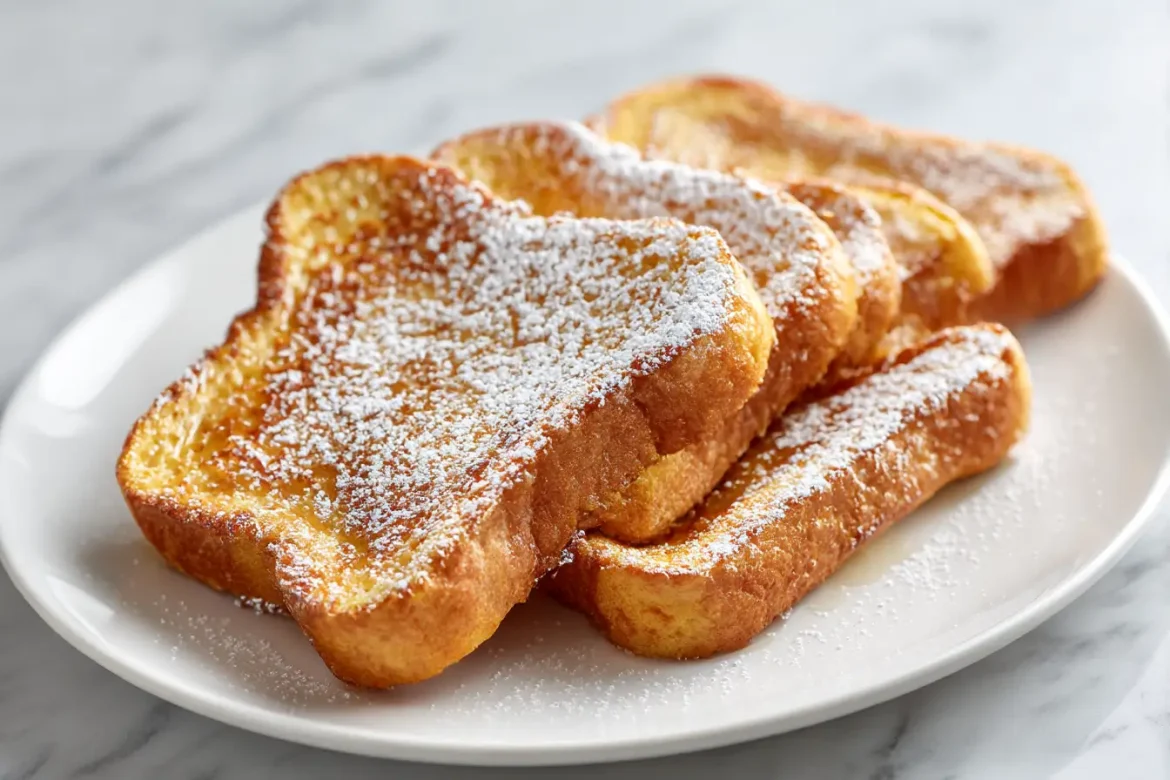 Heerlijke wentelteefjes bereid in de airfryer.