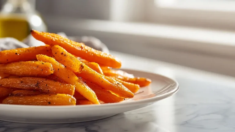 Heerlijke wortels bereid in de airfryer.