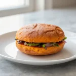 Zoete aardappelburger in de Airfryer