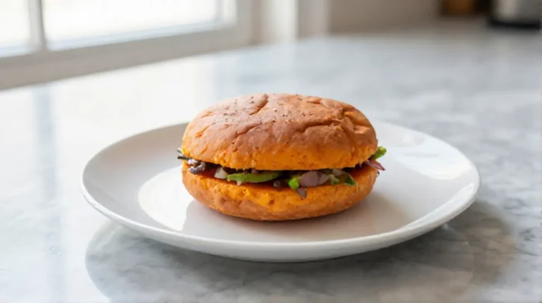 Zoete aardappelburger in de Airfryer