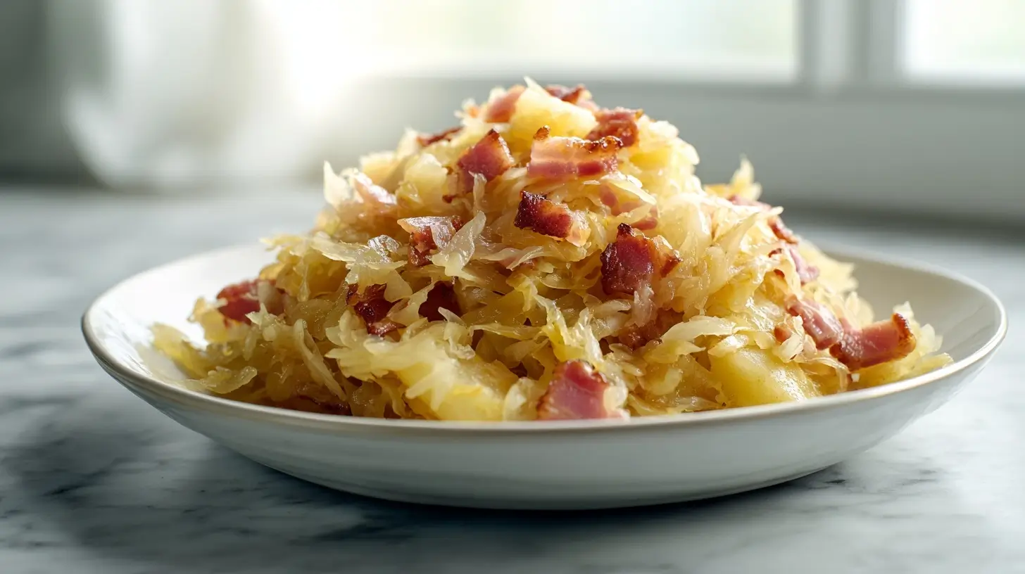 Zuurkoolschotel in de Airfryer